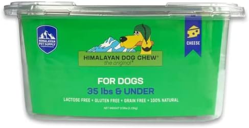  Himalayan Dog Chew Yak Cheese Dog Chews, 100% Natural, Long Lasting, Gluten Free, Healthy & Safe Dog Treats, Lactose & Grain Free, Protein Rich, Large Dogs 55 Lbs & Smaller, Real Bacon Bits, 3.3 Oz