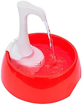  AMICUS - Aqua First USB Water Fountain For Pets - Cats And Dogs Fountains, Automatic Pet Drinking Fountain, Water Dispenser For Dogs And Cats - Ergonomic Design, Portable, Bivolt - White