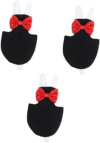  POPETPOP 3pcs Pet Clothes Parakeet Pet Harness Bird Diaper Cockatiel Pigeon Diaper Bird Fight Suit For Cockatiel Bird Pant Pet Pilot Clothing Lining Suite Set Small Dark Grey Fighting Bird