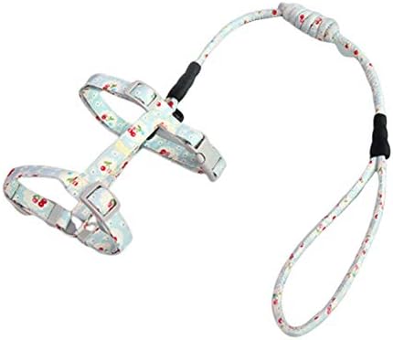  XxiaoTHAWxe Pet Leash Traction Rope, Pet Cats Kitten Adjustable Harness Vest Collar Lead Leash Soft Traction Rope For Walking Training Running - Light Coffee 1.5cm