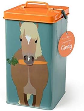  Burgon & Ball Creaturewares GCR/Dog Pet Food Storage Tin The Rabble' Dog, Grey, 16.5 X 11 X 20 Cm