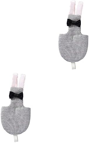  POPETPOP 3pcs Pet Clothes Parakeet Pet Harness Bird Diaper Cockatiel Pigeon Diaper Bird Fight Suit For Cockatiel Bird Pant Pet Pilot Clothing Lining Suite Set Small Dark Grey Fighting Bird