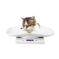  Ahdaskoo Digital Pet Scale,Max 33 Lbs LCD Display Small Animal Scale,g / Ml / Lb /oz,Multifunction Non‑slip Kitchen Food Scale For Hamster Kitten Puppy Hamster Little Bird,White