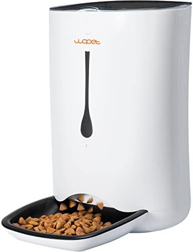  WOPET Automatic Dog Feeder, 7L Pet Food Dispenser For Cats And Dogs, Automatic Cat Feeders With Protion Control, Voice Recorder&Programmable Timer For Up To 5 Meals Per Day