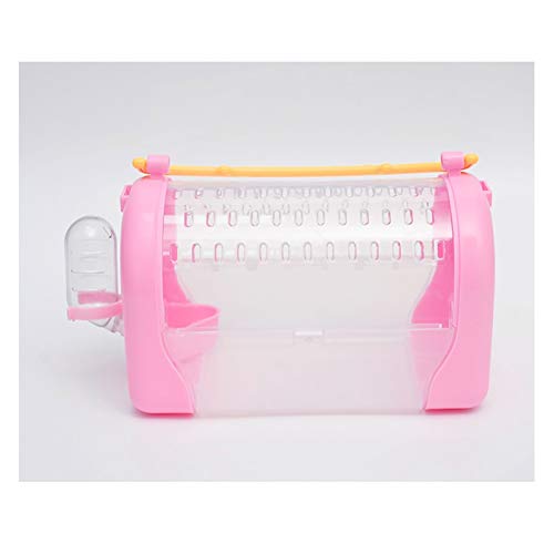  DEPILA Feeding Bird Carrier Lightweight Bird Carrier, Bird Travel Cage， Lightweight Pets Birds Travel Cage With Food Cup Food Box Economy Bird Cage Parrot Parakeet Macaw Small Bird Box