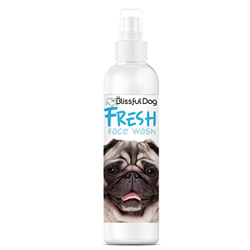  The Blissful Dog Fresh Flat Face Wash - Cleans Facial Folds And Wrinkles, 8-Ounce, Pug