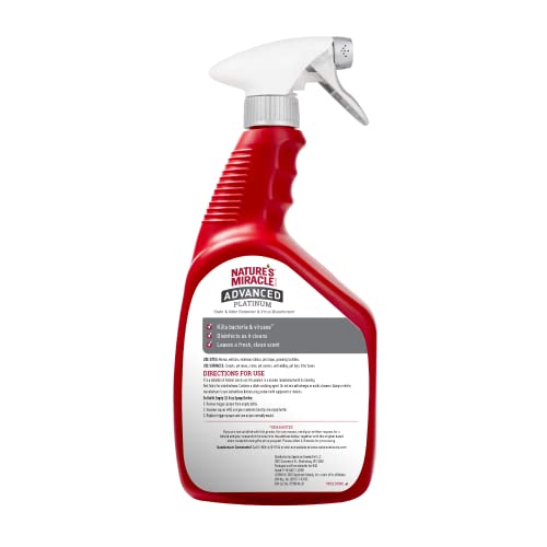 Nature's Miracle Advanced Platinum Stain & Odor Remover & Virus Disinfectant