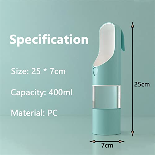  AACARB Cat Water Dispenser, Portable Pet Dog Water Bottle Dispenser Travel Rabbit Ear Puppy Cat Drinking Bowl For Small Large Dogs Outdoor Feeder Product (Color : Gray)