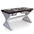  Modern Farmhouse Dog Bowl Stand, Dog Bowls Elevated Dog Food Stand, Raised Dog Bowls For Medium Dogs, Dog Food Bowls Elevated Dog Bowl Stand, Elevated Dog Bowls For Small Dogs, Rustic Dog Bowl Stand