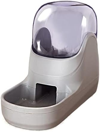  AYENCI Cat Automatic Water, 3.8L Gravity Pet Water Dispenser Cat Automatic Water Feeder Plastic Dog Kettle Food Dispenser Pet Feeding Bowl Dog Cat (Color : Gray)