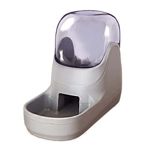  AYENCI Cat Automatic Water, 3.8L Gravity Pet Water Dispenser Cat Automatic Water Feeder Plastic Dog Kettle Food Dispenser Pet Feeding Bowl Dog Cat (Color : Gray)