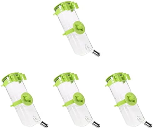  Hanging Nozzle Home Pigs Mice Drip Green Sugar Feeding Animal Cage Rabbits Dog Bowls Bottles Birds For Rats And Guinea No- Hamster Leak-Proof Ferrets Small Food Bunnies Parrot