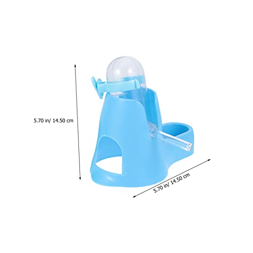  Iplusmile 6 Pcs Sky-blue Rat Hanging Green Bottles Light Bunny Base Hut Cage Chinchilla Ml Mice Food Feeder Rabbit Nozzle Little Auto Hamster Crate Ferret Puppy Hamsters Proof Pigs