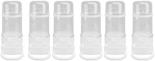  Iplusmile 6 Pcs Jug Parrots White Hanging Cup Drinker Pets Lovebirds Leak- Kit Pajaros Bowl Container, Proof Bird Dispenser- Pet Farm Dog Supplies Container Para Drinkers Bottle Budgie