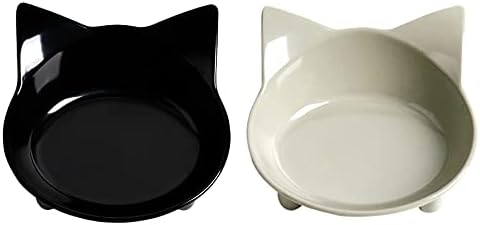  Cat Bowls Non Slip Cat Food Bowls Shallow Cat Food Dish Pet Bowls To Stress Relief Of Whisker Fatigue & Prevent Vomiting Cat Feeding Bowls Wide Dog Bowls For Cats Puppy Rabbit Small Animals