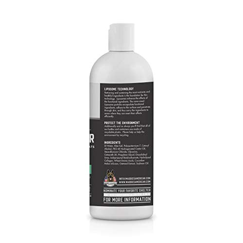  Maddie's American Pet Products Premium Aloe & Oatmeal Conditioner 16oz - Deodorizing, Soothes And Heals Itchy Skin, Detangles - For Dogs And Cats - Every Purchase Helps Homeless Pets