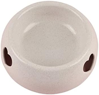  AYENCI Cat Automatic Water, Pet Supplies Dog Bowl Rice Bowl Plastic Love Single Bowl Pet Bowl Cat Food Basin Spot Wholesale Dog Water Bottle Dog Food Bowl (Color : Gray, Size : S(13x17.5x5.8cm))