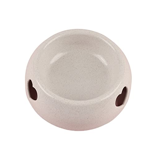  AYENCI Cat Automatic Water, Pet Supplies Dog Bowl Rice Bowl Plastic Love Single Bowl Pet Bowl Cat Food Basin Spot Wholesale Dog Water Bottle Dog Food Bowl (Color : Gray, Size : S(13x17.5x5.8cm))