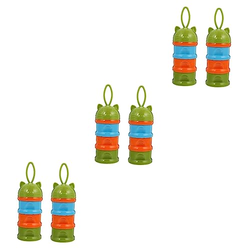  POPETPOP 6 Pcs Bird Feeder Water Cup Drink Dispenser Colorful Drinking Glasses Travel Cockatiel Outdoor Bird Aviary Bird Treat Box Bird Supply Parrot Feeder Cup Green Food Snack Cup