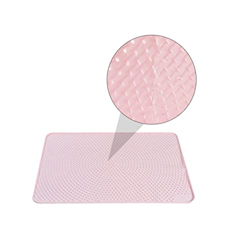  LITTER MAT -PET LITTER MAT: Not An Excellent Mat For Placing Cats And Dogs Bowls, Feeders, And Drinking Fountains, But Also Beautiful Boots/shoe Trays Or Coasters Next To The Cupboard. No Worry