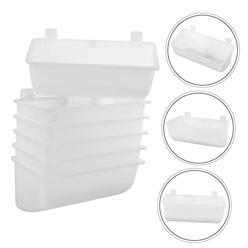  30 Pcs Feeder Drinker Pigeon Feeder Puppy Feeder Dog Food Containers Household Kitten Bowl Pet Supply Multi-Function Kitten Bowl Plastic White Pigeon Bird Food Box Pigeon Waterer