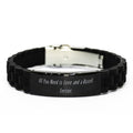 GENERIC New Russell Terrier Dog Gifts, All You Need Is Love And A, Love Black Glidelock Clasp Bracelet For Dog Lovers From Friends, Dog Toys, Dog Beds, Dog Food, Dog Bowls, Dog Collars, Dog Leashes