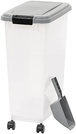  Amazon Basics Airtight Dog Food Storage Container With Scoop, 47 QT