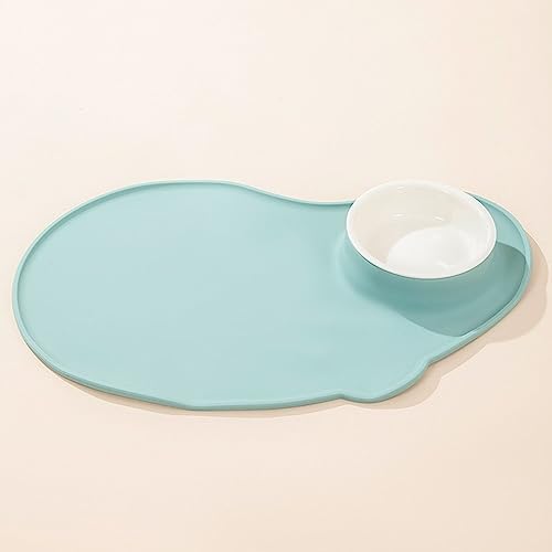  Waterproof And Non-Slip Silicone Pet Feeding Mat, Cat Litter Pad Or Dog Food Mats For Floors - Multiple Colors, Sizes & Purposes (Color : Pink)