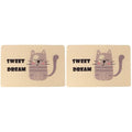  Large Cat Litter Mat 2pcs Cat Kittens Inch Scatter Pad Non- X. Cats/Mat Dogs For Carpet Cats Dogs/Cartoon Backing, Cm Urine Food Kitten Mat- Pet Cushion Non- Sleeping