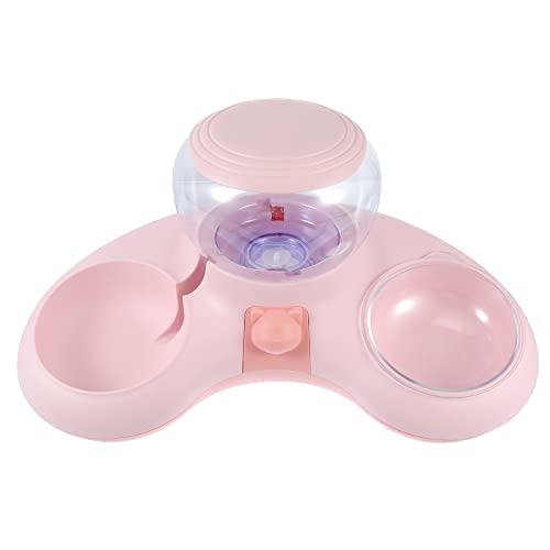  Hemobllo 1pc Cat Food Bowl Cat Food Water Bowl Automatic Cat Drinking Bowl Pet Supply
