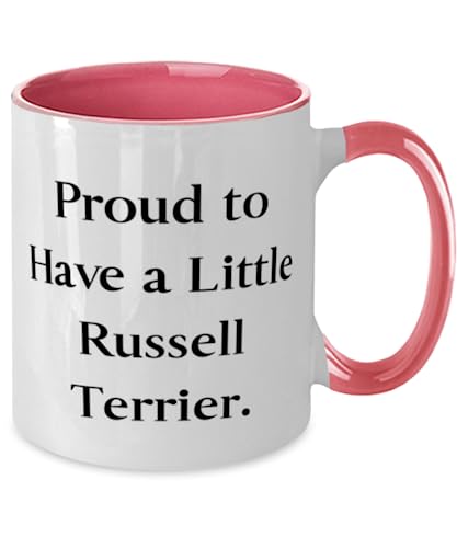 GENERIC Proud To Have A Little. Two Tone 11oz Mug, Russell Terrier Dog Cup, Motivational Gifts For Russell Terrier Dog From Friends, Dog Toy, Dog Treat, Dog Food, Pet Supplies
