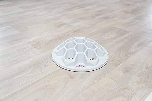  TRIXIE Cat Activity Slow Feeder - Bee Hive Design, Cat Bowl, Cat Food Plate, Pet Feeding Bowl, Helps Stop Bloat, Prevents Obesity, Improves Digestion, White