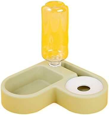  AYUSEA Pet Water Dispenser, Pet Gravity Waterer - Automatiic Refill Water Dispenser Bowl And Food Bowl For Cats Dogs - Prevent From Wet Mouths (Color : Pink)