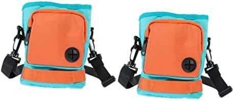  Mipcase 2pcs Picnic With Use Dog For Train And Daily Waist Treat Holder Adjustable Toy Poop Shoulder Kibbles Yellow Training Food Dogs Pouch Strap Snack Wear-resistant Bag Pet Walking
