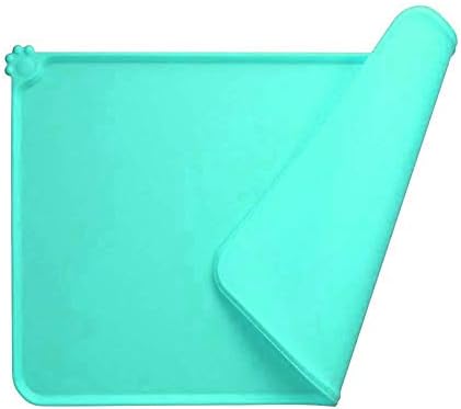  TYUXINSD Beautiful Cat Cushion Silica Gel Waterproof Cat Litter Mat Durable Non Slip Dog Mattress Protect Floor And Carpet Easy Clean Pet Bed Mat For Kittens Black (Color : Green)