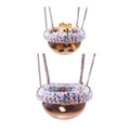  Hamster Nest Swing Cradle Squirrel Rabbit Sugar Glider Parrots Birds Rats Other Small Pets Supplies (Cotton Candy Space Hood M)