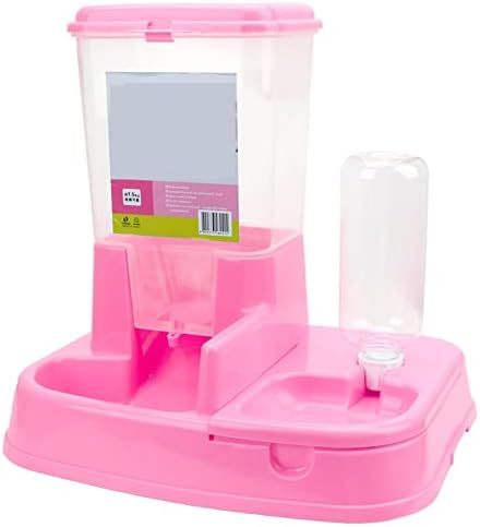  AACARB Cat Water Dispenser, Pet Automatic Feeders Drinking Bowl For Dog Food Dispenser Water Drinking Large Capacity Cat Feeding Bottle Pet Supplies (Color : Green)