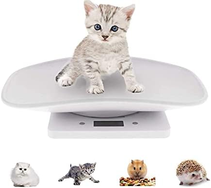  Digital Pet Scale Cat Scale Food Weight Mini Scale LCD Electronic Scales For Measure Small Dog Cat Small Animals Pet Food (Mini Pet Scale)