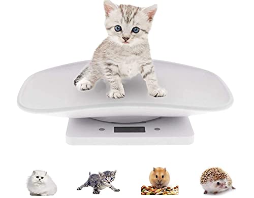  Digital Pet Scale Cat Scale Food Weight Mini Scale LCD Electronic Scales For Measure Small Dog Cat Small Animals Pet Food (Mini Pet Scale)