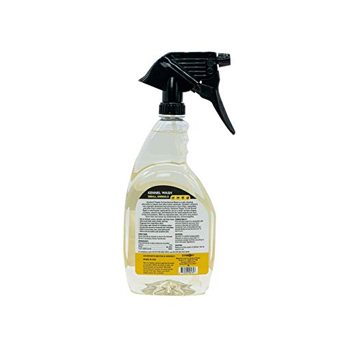  Synbiont Kennel Wash 32 Oz Ready To Use - Cleaner & Deodorizer For Birds, Cats, Dogs, Rabbits, Chickens - Dog Kennel Deodorizer Alternative - Pet Shampoo