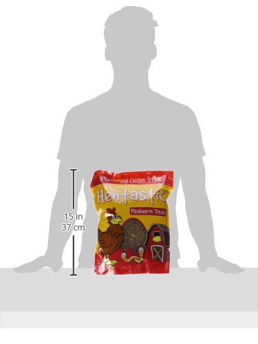  UNIPET USA 084112 Hentastic Dried Mealworms Chicken Treats , 30 Oz, 1Piece