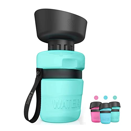  AYENCI Cat Automatic Water, Dog Water Bottle, Portable, Foldable, Pet Feeder, Pet Bowl (Color : Green)