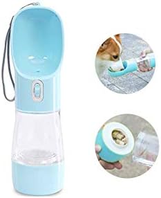  MAOCG Dog Water Bottle For Walking, Multifunctional And Portable Dog Travel Water Dispenser With Food Container,Detachable Design Combo Cup For Drinking And Eating,Suitable For Cats And Puppy