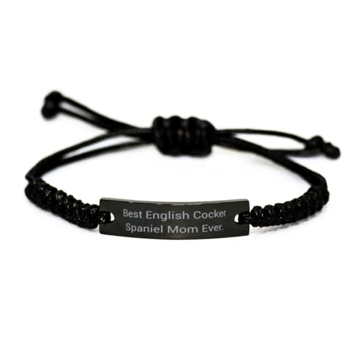 GENERIC Inappropriate English Cocker Spaniel Dog Gifts, Best English Cocker, Holiday Black Rope Bracelet For English Cocker Spaniel Dog, Dog Toys, Dog Beds, Dog Collars, Dog Food, Dog Treats