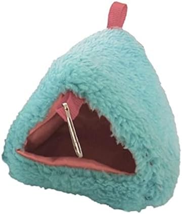  Cat Carrier Pet Hamster Cage, Plush Nest, Cotton Bed, Suitable For Squirrel Ferret Rat Small Pet Pet Carrier (Color : Brass)
