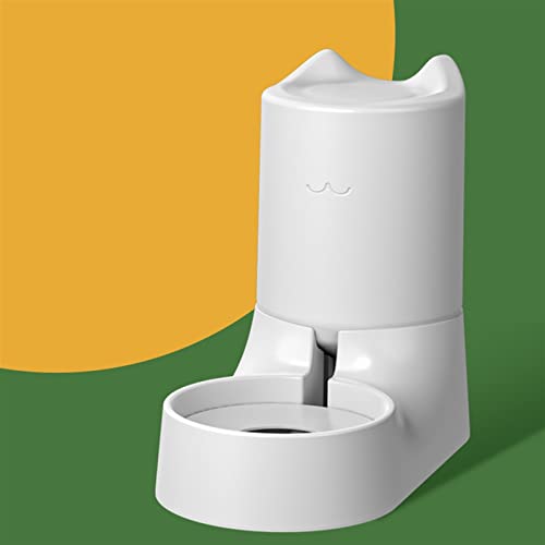  AYENCI Cat Automatic Water, Dog Cat Feeder Pet Bowl Automatic Pet Water Dispenser Drinking Fountain Bottle Plastic Dog Feeding Drinker Water Bowl (Color : Feeder)
