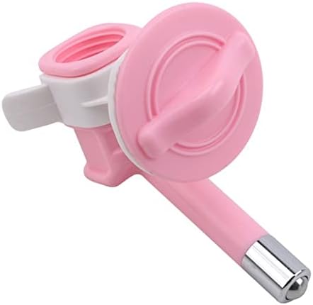  AYENCI Cat Automatic Water, 1Pc Pet Dog Cat Water Dispenser Nozzle Hanging Bottle Water Beverage Fountain Head Leak-Proof Feeder Bowl Pet Feeding Device (Color : Pink)
