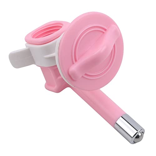  AYENCI Cat Automatic Water, 1Pc Pet Dog Cat Water Dispenser Nozzle Hanging Bottle Water Beverage Fountain Head Leak-Proof Feeder Bowl Pet Feeding Device (Color : Pink)