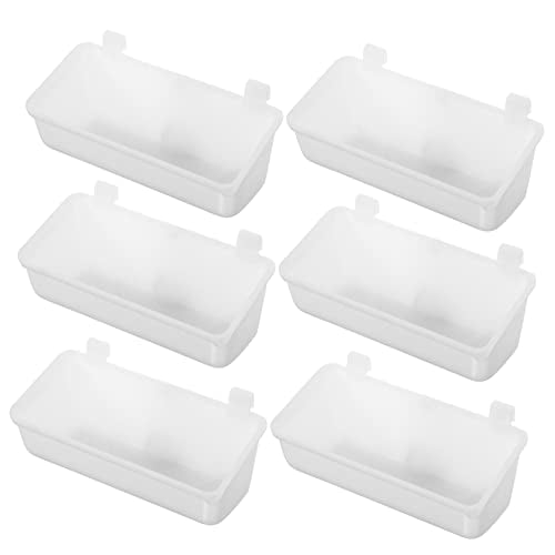  30 Pcs Feeder Drinker Pigeon Feeder Puppy Feeder Dog Food Containers Household Kitten Bowl Pet Supply Multi-Function Kitten Bowl Plastic White Pigeon Bird Food Box Pigeon Waterer