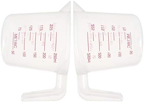  Clear Kettle 6 Pcs For Cups Milk Free Spout Food Feeder Bpa And Scale Pet Grip Handle Kitchen Cats Cooking With Jug Dogs Use Tool Bird Feeding Home Scoop Baking Measuring Plastic